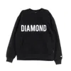 Diamond-supply Men's Quilted Crewneck Sweatshirt Black In Black
