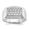 Diamond2deal 10k Gold Lab Grown Diamond Wedding Band Ring 1ct Clarity- Vs Color- G-h In White