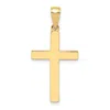 Diamond2deal 10k Gold Polished Cross Pendant In Yellow