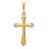 Diamond2deal 10k Yellow Gold Cross Charm In Yellow