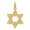 Diamond2deal 10k Yellow Gold Star Of David Pendant In Yellow