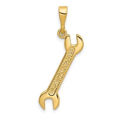 Diamond2deal 10k Yellow Gold Wrench Charm