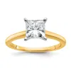 Diamond2deal 14k Gold 1 1/2 Ct Certified Lab Grown Diamond Solitare Engagement Ring In Yellow