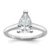Diamond2deal 14k Gold 1 1/2 Ct Lab Grown Diamond Solitare Engagement Ring In White
