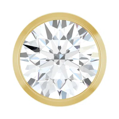 Diamond2deal 14k Gold 1 Ct Lab-grown Diamond Chain Slide Pendant In Yellow