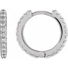Diamond2deal 14k Gold 1/2ct Lab-grown Diamond 13.64 Mm Hoop Earrings Clarity Si, Color G-h In White
