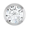 Diamond2deal 14k Gold 1/3 Ct Lab Grown Diamond Chain Slide Pendant In White