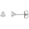 Diamond2deal 14k Gold 1/3ct Lab-grown Diamond Stud Earrings Clarity Vs, Color F-g In White