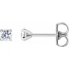 Diamond2deal 14k Gold 1/5ct Lab-grown Diamond Cocktail Stud Earrings Clarity Si, Color G-h In White