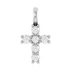 Diamond2deal 14k Gold 1/6ct Lab-grown Diamond Pendant In White