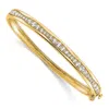 Diamond2deal 14k Gold 1.8 Ct Lab Grown Diamond Bangle Bracelet In Yellow