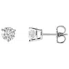 Diamond2deal 14k Gold 1ct Lab-grown Diamond Earrings Clarity Si, Color G-h In White