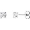 Diamond2deal 14k Gold 1ct Lab-grown Diamond Stud Earrings Clarity Vs, Color F-g In White