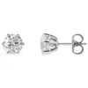 Diamond2deal 14k Gold 2ct Lab-grown Diamond Earrings Clarity Si, Color G-h In White