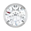 Diamond2deal 14k Gold 3/4 Ct Lab-grown Diamond Chain Slide Pendant In Silver