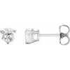 Diamond2deal 14k Gold 3/4ct Lab-grown Diamond Earrings Clarity Si, Color G-h In White