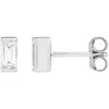 Diamond2deal 14k Gold 3/8ct Lab-grown Diamond Earrings Clarity Vs, Color G-h In White