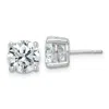 Diamond2deal 14k Gold 4 Ctw Cushion Cut Lab Grown Diamond Stud Earrings In White