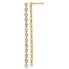 Diamond2deal 14k Gold 5/8 Ct Lab Grown Diamond Graduated Dangle Earrings Vs Clarity, D-e Color In White