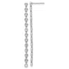 Diamond2deal 14k Gold 5/8 Ct Lab Grown Diamond Graduated Dangle Earrings Vs Clarity, D-e Color In Yellow