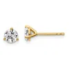 Diamond2deal 14k Gold 7/8 Ct Round Lab Grown Diamond Stud Earrings Vs Clarity, D-e Color In White