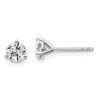 Diamond2deal 14k Gold 7/8 Ct Round Lab Grown Diamond Stud Earrings Vs Clarity, D-e Color In Yellow