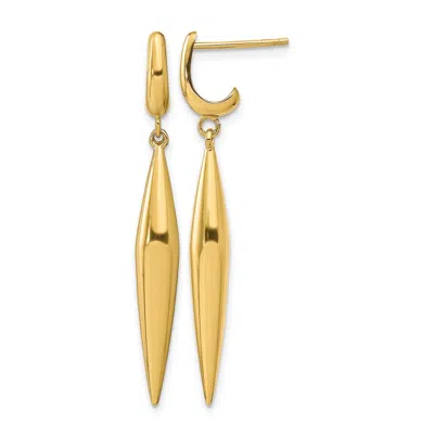 Diamond2deal 14k Gold Drop Dangle Earrings In Yellow
