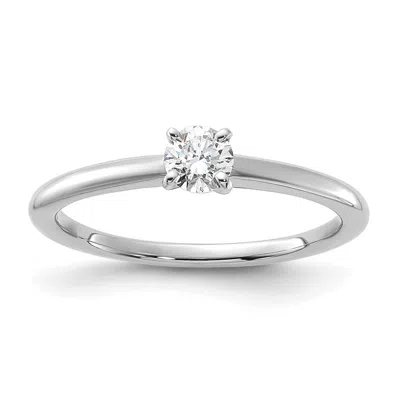 Diamond2deal 14k Gold Lab Grown Diamond Engagement Ring 1/4ct Clarity- Vs Color- D-e In White