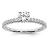 Diamond2deal 14k Gold Lab Grown Diamond Engagement Ring 3/4ct Clarity- Vs Color- G-h In White