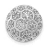 Diamond2deal 14k Gold Lab Grown Diamond Honeycomb Chain Slide Pendant (0.5ct, Vs, G-h) In White