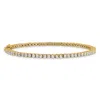 Diamond2deal 14k Gold Lab Grown Diamond Tennis Bracelet (7 Ct, Color-d, Clarity- Vs) 7 Inch In Yellow