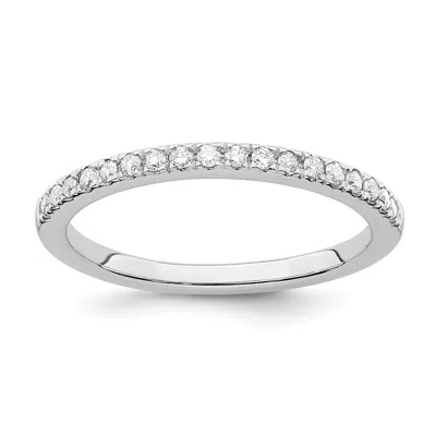 Diamond2deal 14k Gold Lab Grown Diamond Wedding Band Ring 0.18ct Clarity- Vs Color- G-h In White