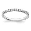 Diamond2deal 14k Gold Lab Grown Diamond Wedding Band Ring 0.24ct Clarity- Vs Color- G-h In Pink