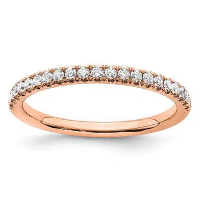 Diamond2deal 14k Gold Lab Grown Diamond Wedding Band Ring 0.24ct Clarity- Vs Color- G-h In White