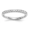 Diamond2deal 14k Gold Lab Grown Diamond Wedding Band Ring 0.26ct Clarity- Vs Color- G-h In White