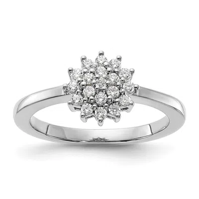 Diamond2deal 14k Gold Lab Grown Diamond Wedding Band Ring 0.3ct Clarity- Vs Color- G-h In White