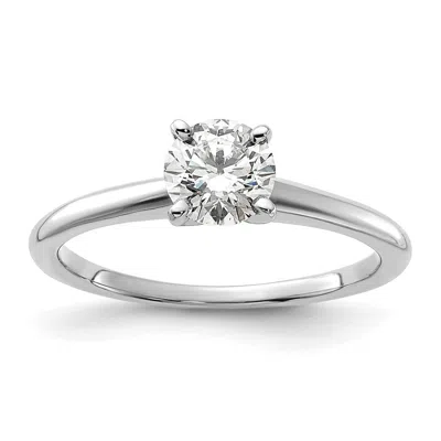 Diamond2deal 14k Gold Lab Grown Diamond Wedding Band Ring 0.87ct Clarity- Vs Color- G-h In White