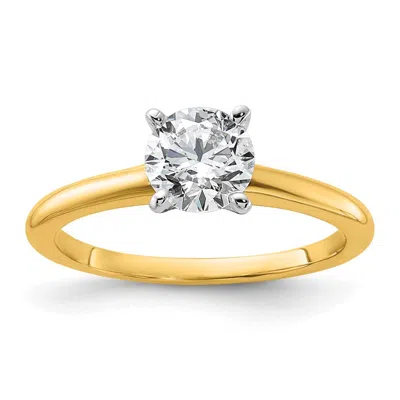 Diamond2deal 14k Gold Lab Grown Diamond Wedding Band Ring 0.87ct Clarity- Vs Color- G-h In Yellow