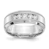 Diamond2deal 14k Gold Lab Grown Diamond Wedding Band Ring 1/2ct Clarity- Vs Color- D-e In White