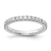 Diamond2deal 14k Gold Lab Grown Diamond Wedding Band Ring 1/2ct Clarity- Vs Color- D-e In White