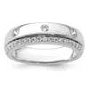 Diamond2deal 14k Gold Lab Grown Diamond Wedding Band Ring 1/2ct Clarity- Vs Color- D-e In White
