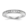 Diamond2deal 14k Gold Lab Grown Diamond Wedding Band Ring 1/2ct Clarity- Vs Color- G-h In White