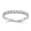 Diamond2deal 14k Gold Lab Grown Diamond Wedding Band Ring 1/2ct Clarity- Vs Color- G-h In White