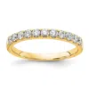 Diamond2deal 14k Gold Lab Grown Diamond Wedding Band Ring 1/2ct Clarity- Vs Color- G-h In Yellow