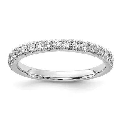 Diamond2deal 14k Gold Lab Grown Diamond Wedding Band Ring 1/3ct Clarity- Vs Color- D-e In White