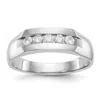 Diamond2deal 14k Gold Lab Grown Diamond Wedding Band Ring 1/3ct Clarity- Vs Color- D-e In White