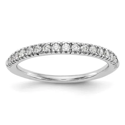 Diamond2deal 14k Gold Lab Grown Diamond Wedding Band Ring 1/4ct Clarity- Vs Color- D-e In White