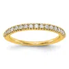 Diamond2deal 14k Gold Lab Grown Diamond Wedding Band Ring 1/4ct Clarity- Vs Color- D-e In Yellow