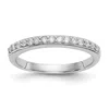 Diamond2deal 14k Gold Lab Grown Diamond Wedding Band Ring 1/4ct Clarity- Vs Color- G-h In White