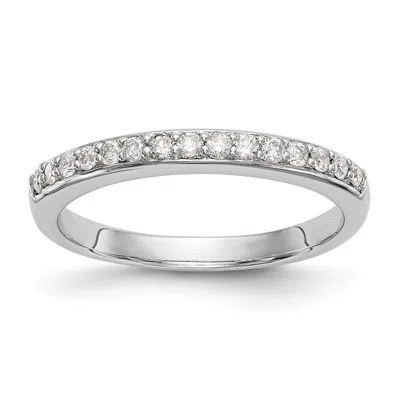 Diamond2deal 14k Gold Lab Grown Diamond Wedding Band Ring 1/4ct Clarity- Vs Color- G-h In White
